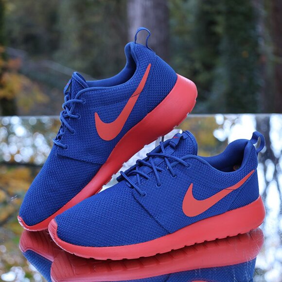 Nike Roshe Run Dark Royal Blue Orange 2013 - Picture 4 of 13